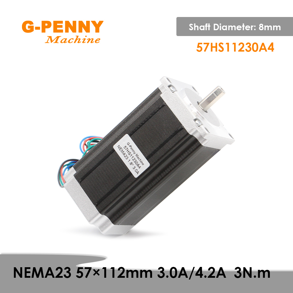 Nema23 Stepper - NEMA23 57x112 مللي متر 3Nm السائر