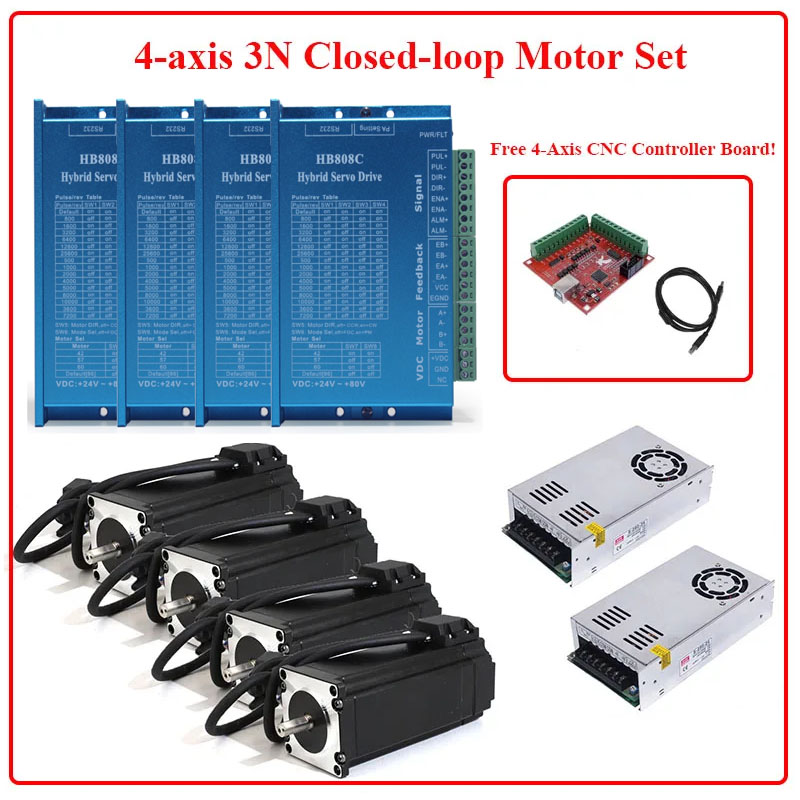 Nema23 Stepper - محرك ستيبر رباعي المحاور Nema 23