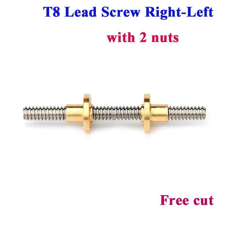 Lead Screw 8Mm - T8 الرصاص المسمار اليمين اليسار الموضوع