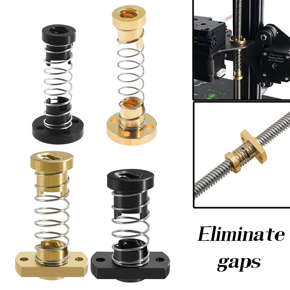 Lead Screw 8Mm - T8 مكافحة عكسي المسمار النحاس الجوز