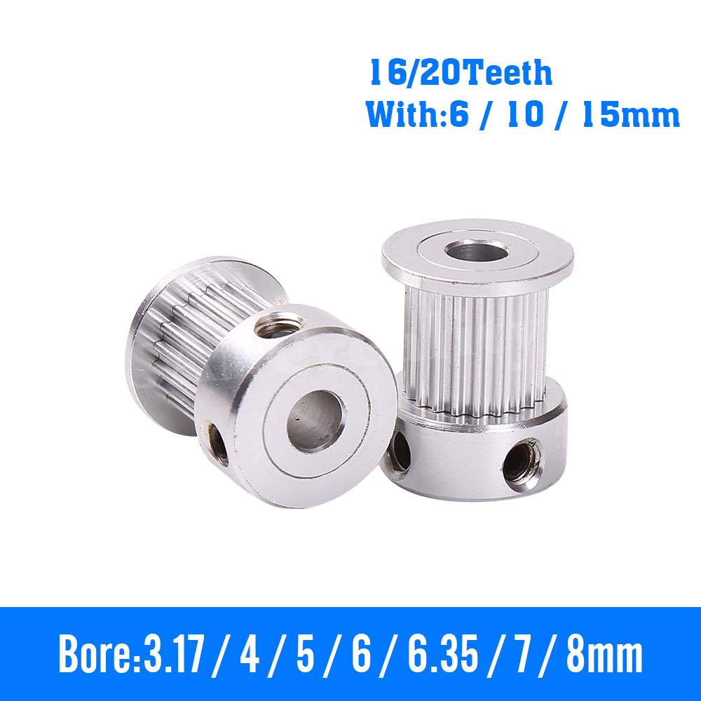 Gt2 Pulley - 16T/20T GT2 ثلاثية الأبعاد جزء الطابعة