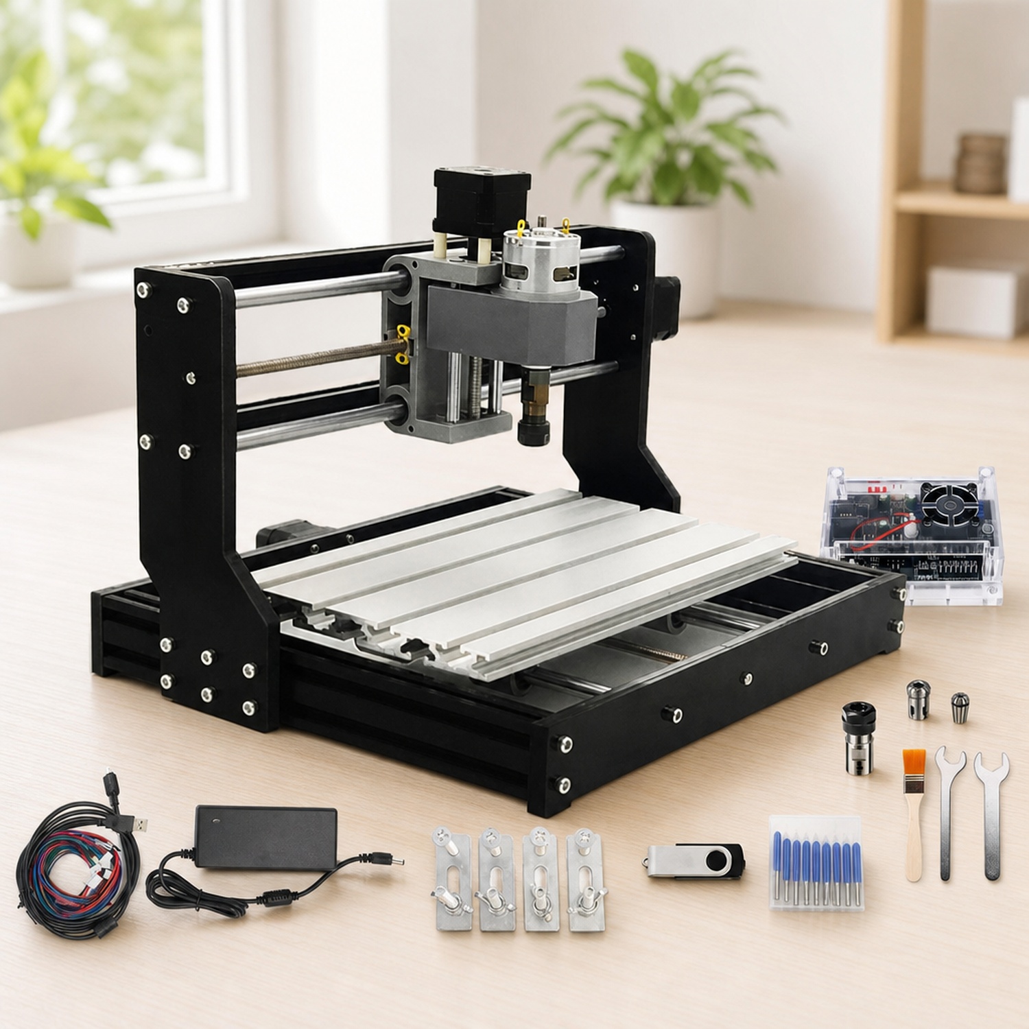 3018 Cnc - ماكينة نقش وتفريز CNC ثلاثية المحاور