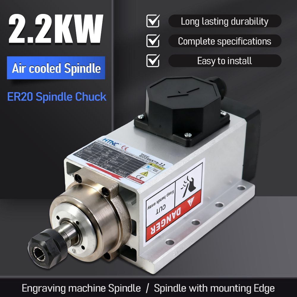 Water Cooled Spindle - محرك مغزل جديد 2026 بقوة 2200