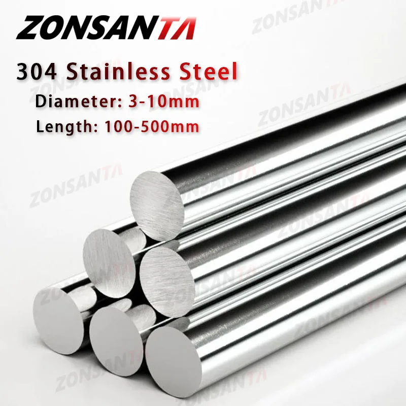 Linear Rod 8Mm - 1 قطعة 304 الفولاذ المقاوم للصدأ