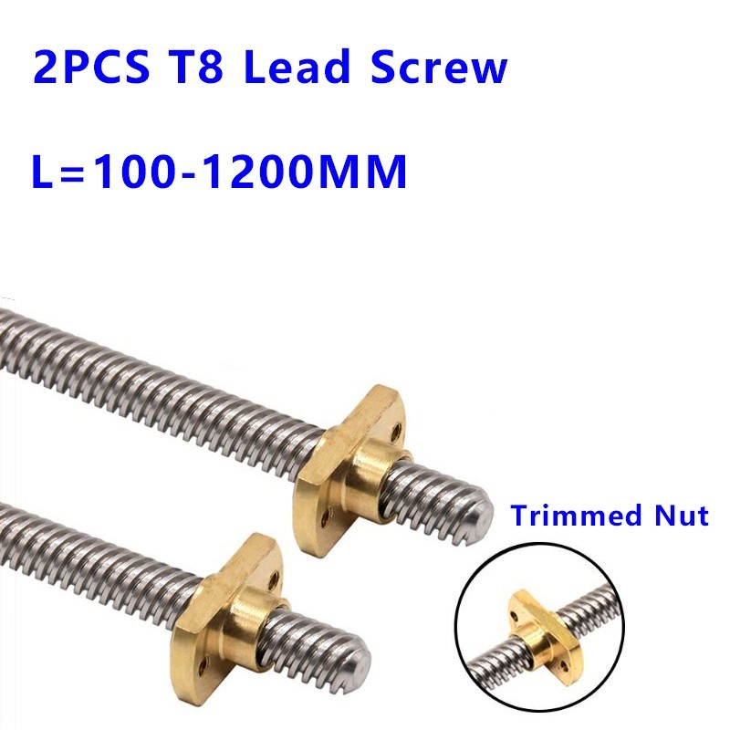 Lead Screw 8Mm - T8 T-نوع شبه منحرف الرصاص المسمار