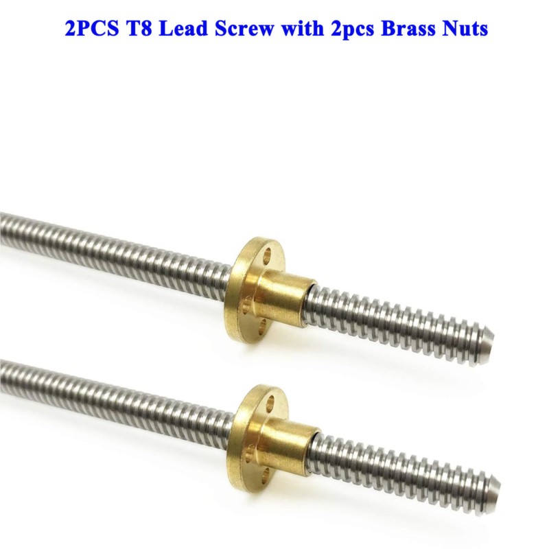Lead Screw 8Mm - 2 قطعة T8 الرصاص المسمار Tr8