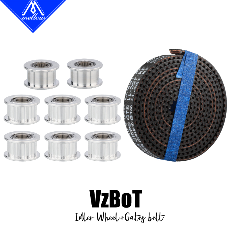 Gt2 Pulley - ميلو 1 مجموعة الألومنيوم GT2 المهمل
