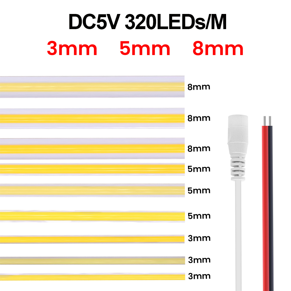 شريط إضاءة LED مرن COB بسمك 3  - مراجعة Linear Rod 8Mm وسعره