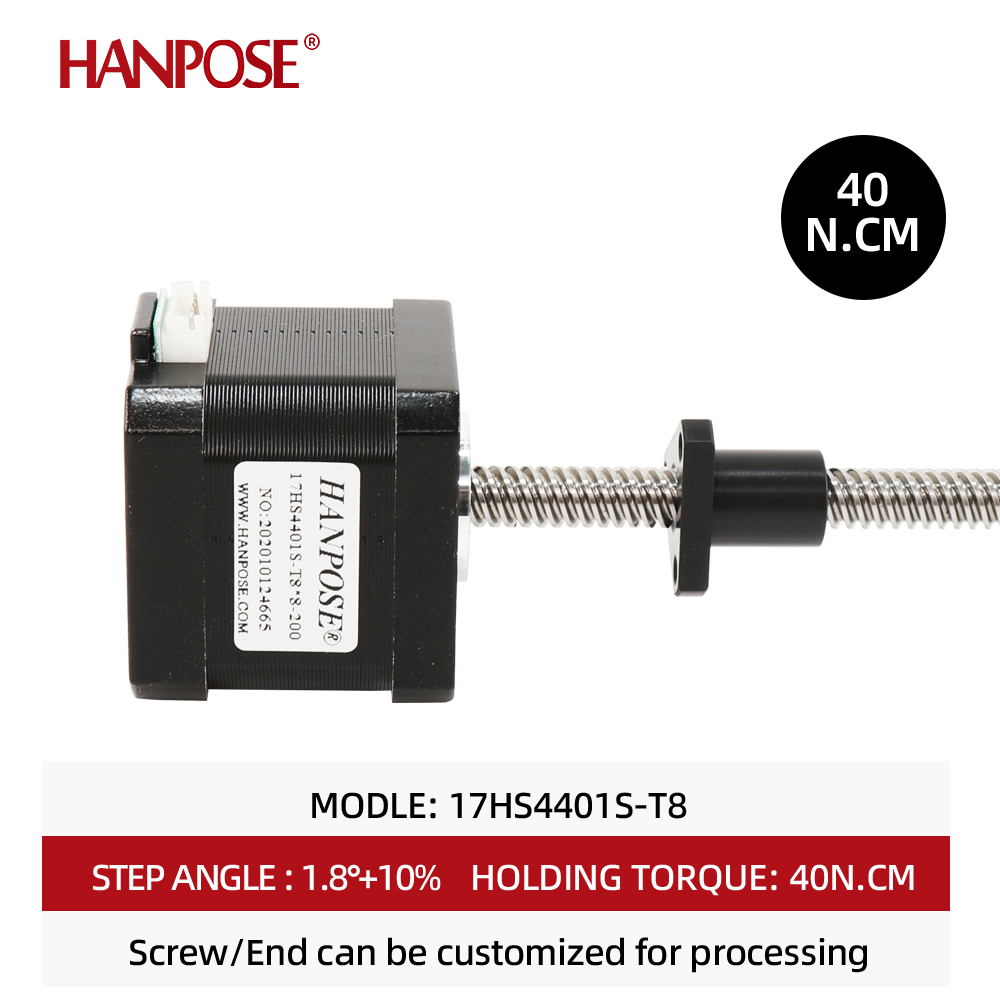 Nema17 محرك متدرج 17HS4401S-T8 - مراجعة Lead Screw 8Mm وسعره