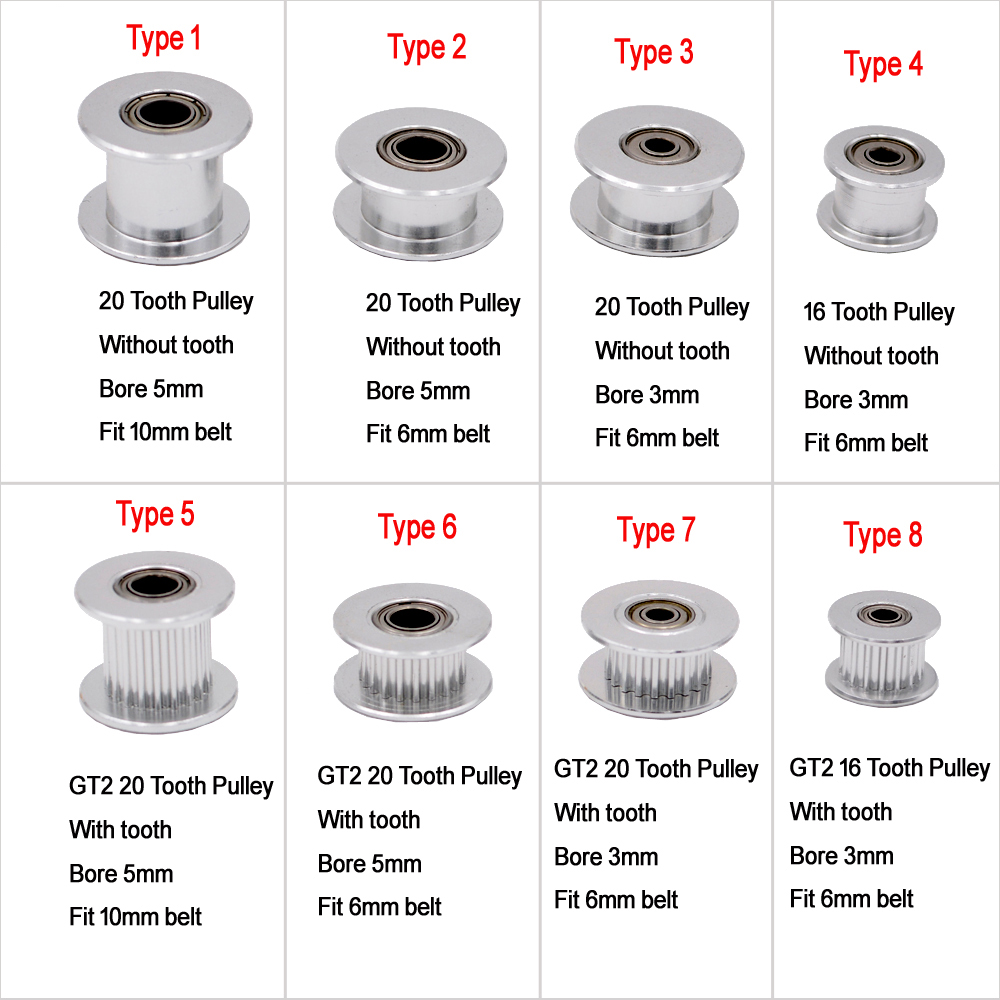 10 قطعة GT2 المهمل توقيت بكرة  - مراجعة Gt2 Belt وسعره