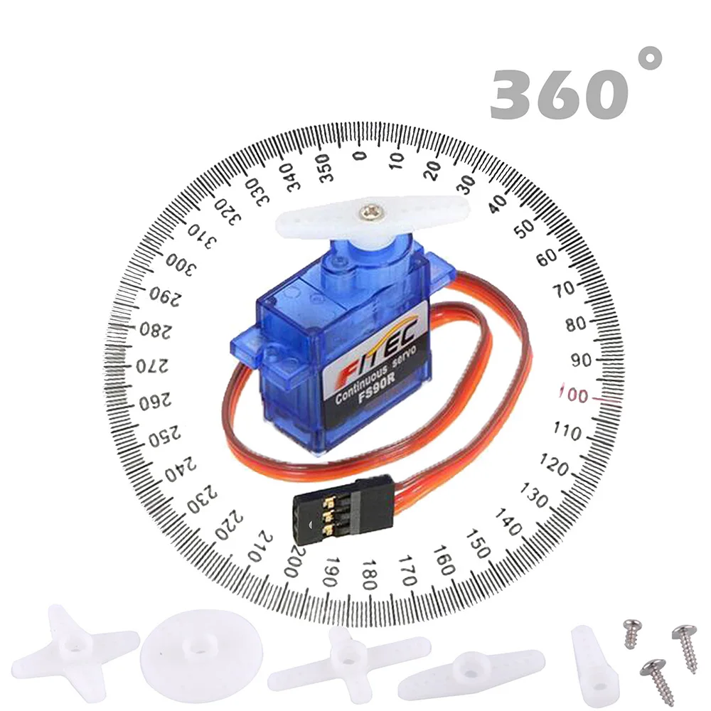 Feetech Mini FS90R مايكرو سيرف - مراجعة Servo 9G وسعره