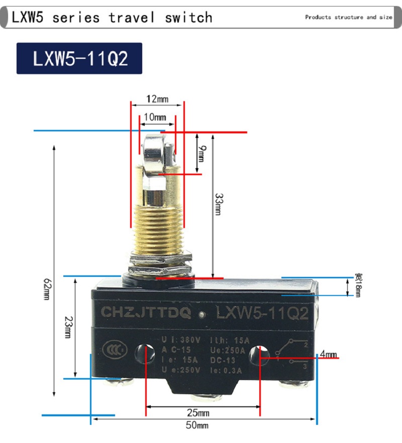 CHZJTTDQ مفتاح حد الحركة، مفتا - مراجعة Limit Switch وسعره