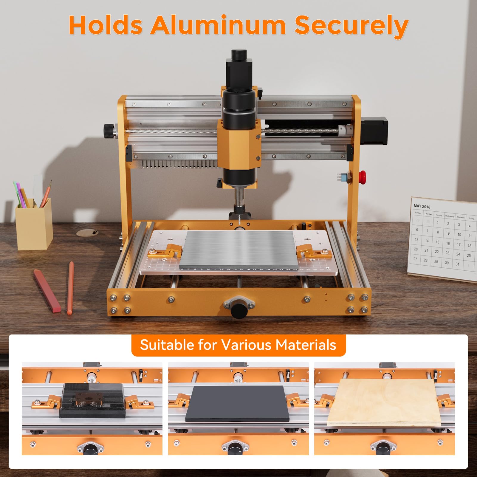 مخلب نمر من الألومنيوم لآلة CN - مراجعة 3018 Cnc وسعره