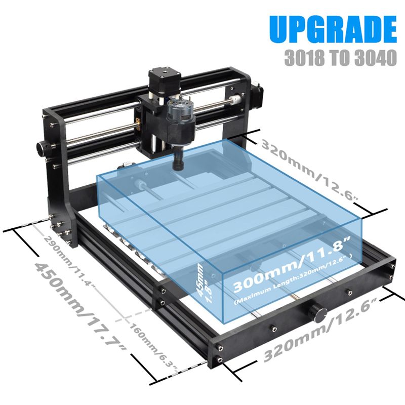 مجموعة ترقية DT15 4x CNC 3018  - مراجعة 3018 Cnc وسعره