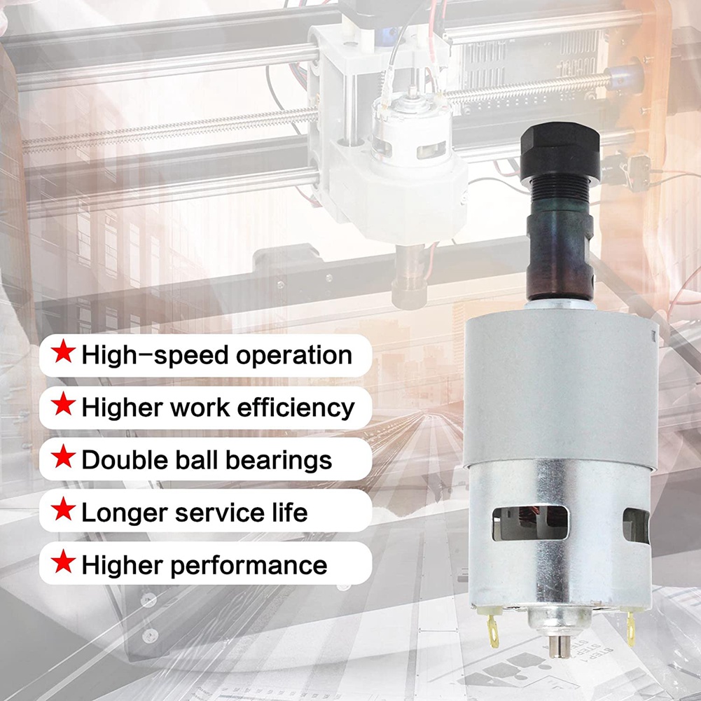 محرك متعدد الوظائف DC CNC 775  - مراجعة 3018 Cnc وسعره
