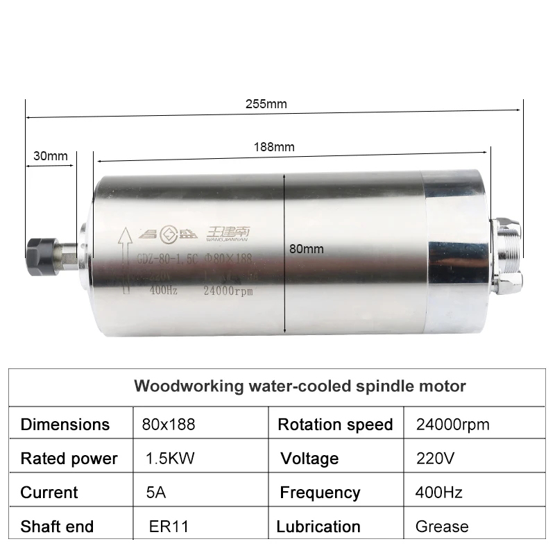 محرك مغزل مبرد بالماء باستخدام - مراجعة Water Cooled Spindle وسعره