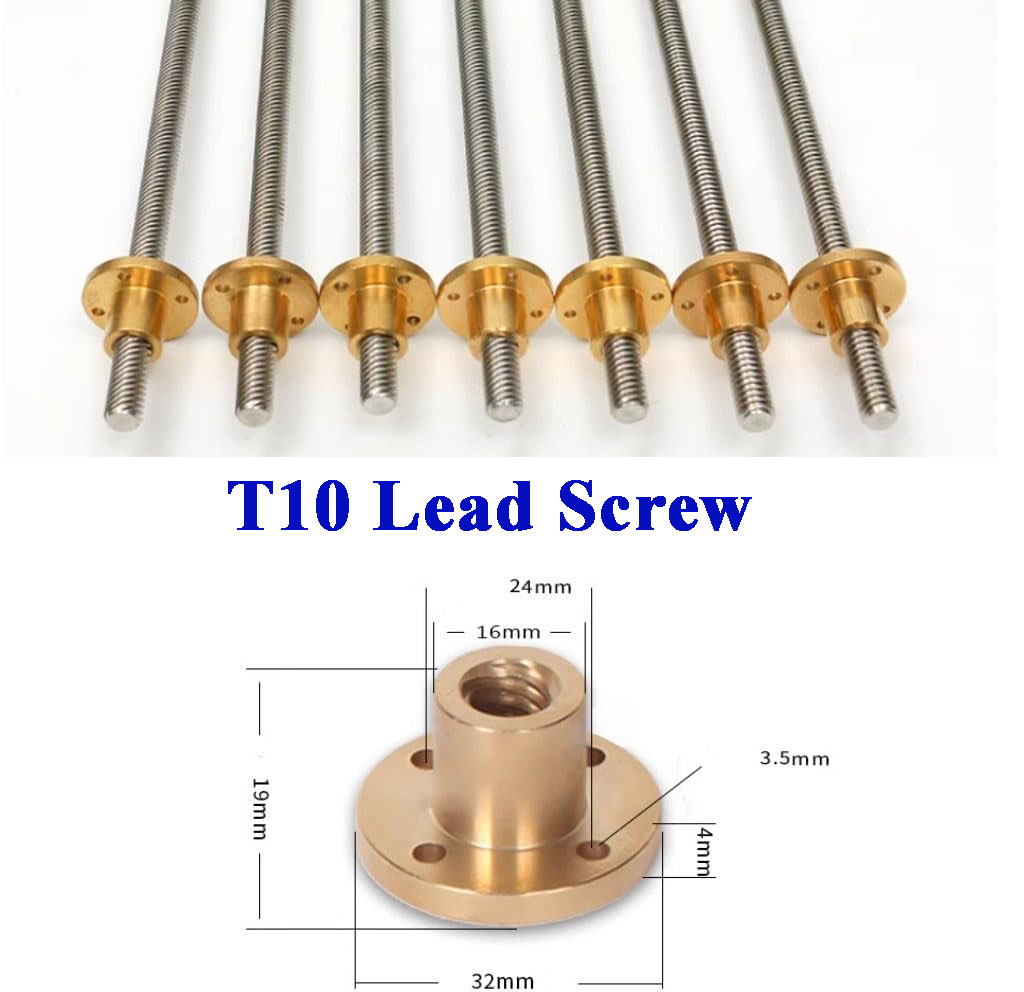 برغي توجيه T10 من الفولاذ المق - مراجعة Lead Screw 8Mm وسعره