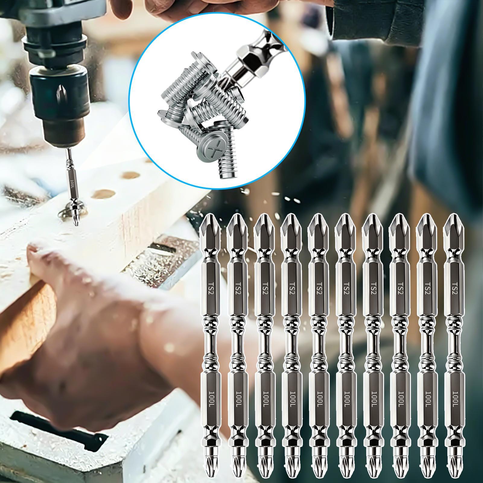 مجموعة رؤوس مفكات مغناطيسية شد - مراجعة Drill Bit Set وسعره