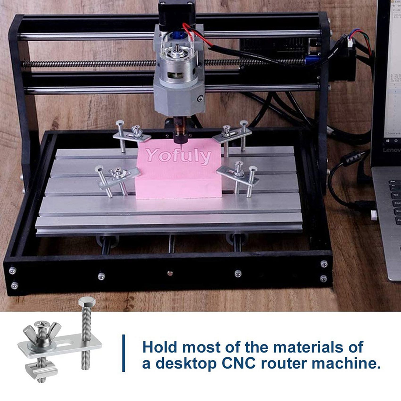 مجموعة مشابك تثبيت على شكل حرف - مراجعة 3018 Cnc وسعره