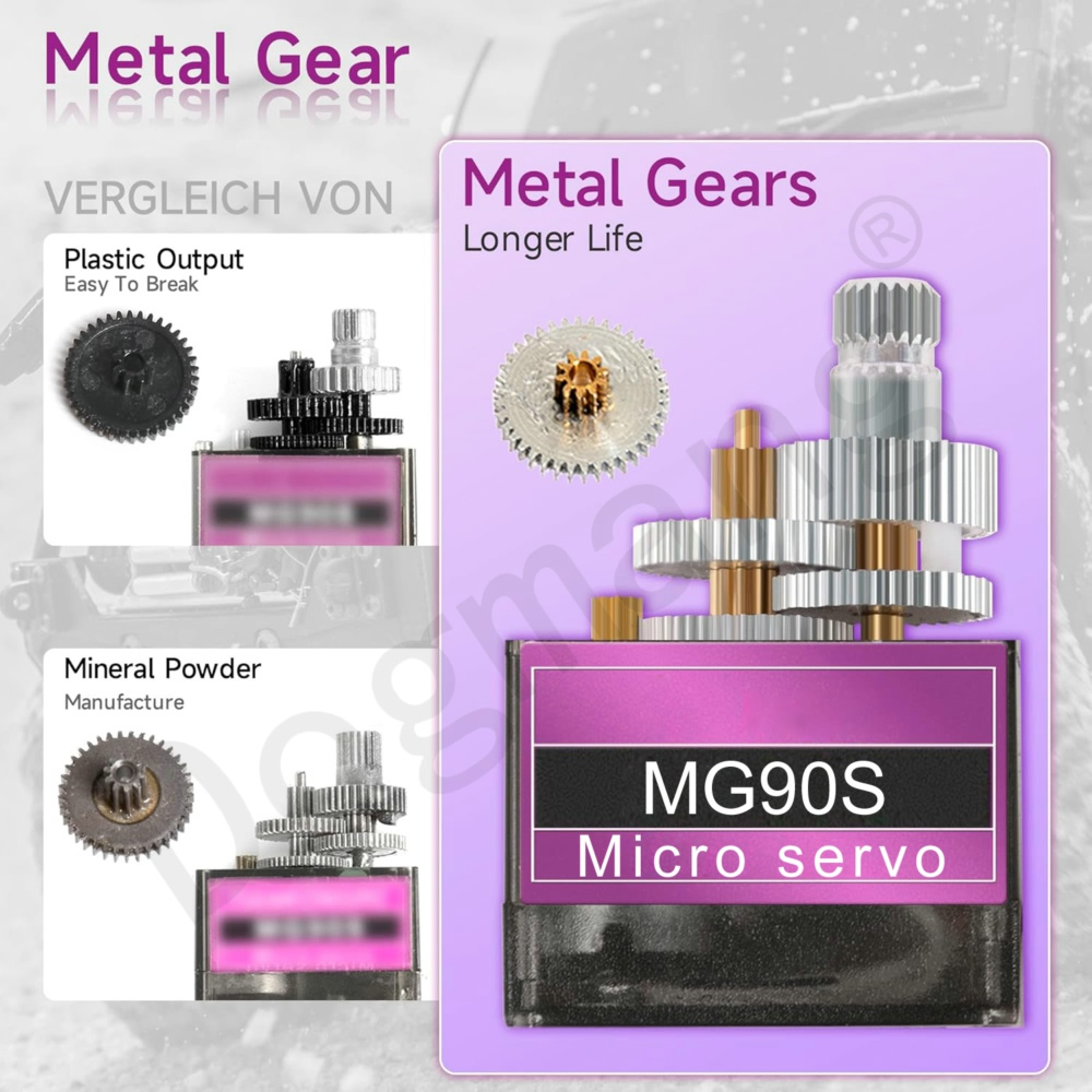 MG90S سيرفو 1/2/4/10/20/50 قطع - مراجعة Servo 9G وسعره