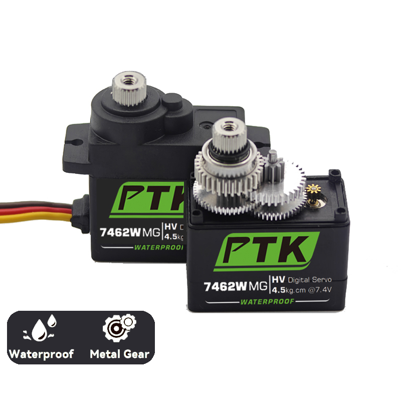 PTK 7462W MG ميتال جير 9 جرام  - مراجعة Servo 9G وسعره