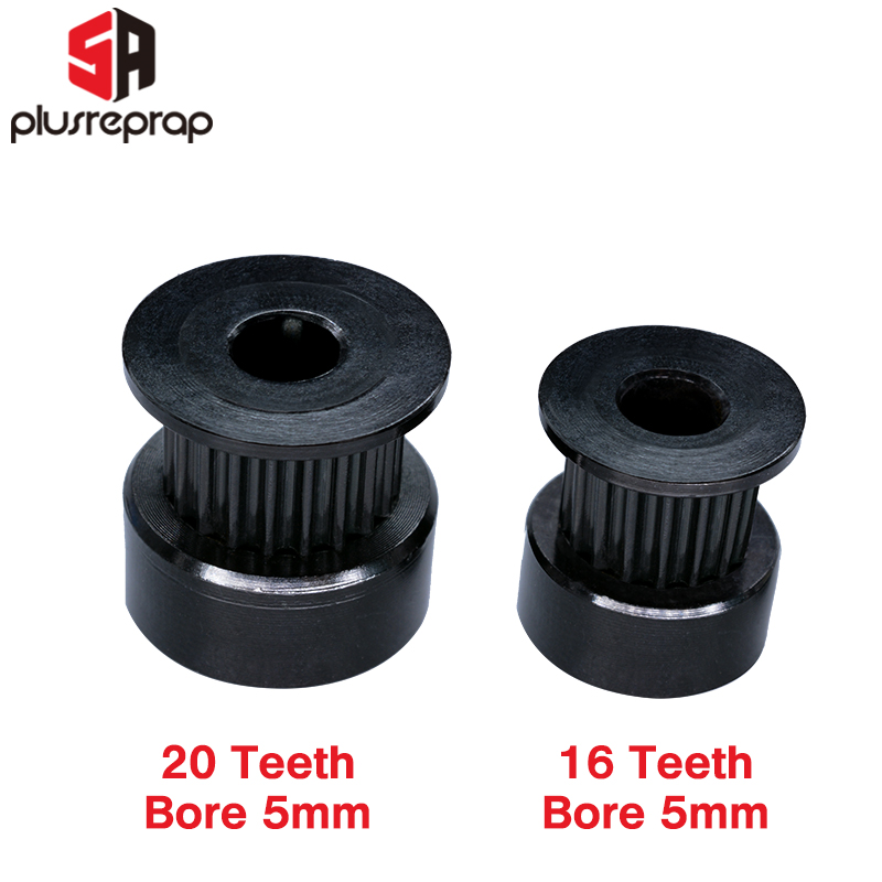 2/5 قطع GT2 16/20 الأسنان الأس - مراجعة Gt2 Pulley وسعره