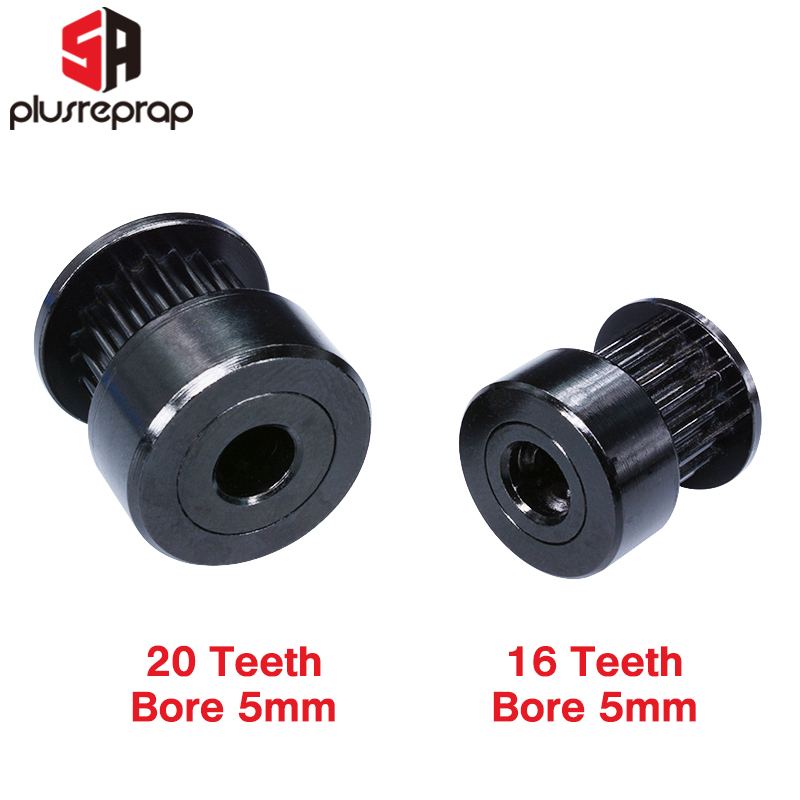 2/5 قطع GT2 16/20 الأسنان الأس - مراجعة Gt2 Pulley وسعره