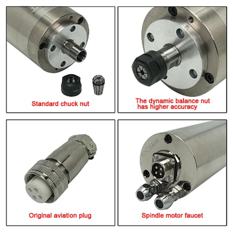نك المياه المبردة المغزل المحر - مراجعة Water Cooled Spindle وسعره