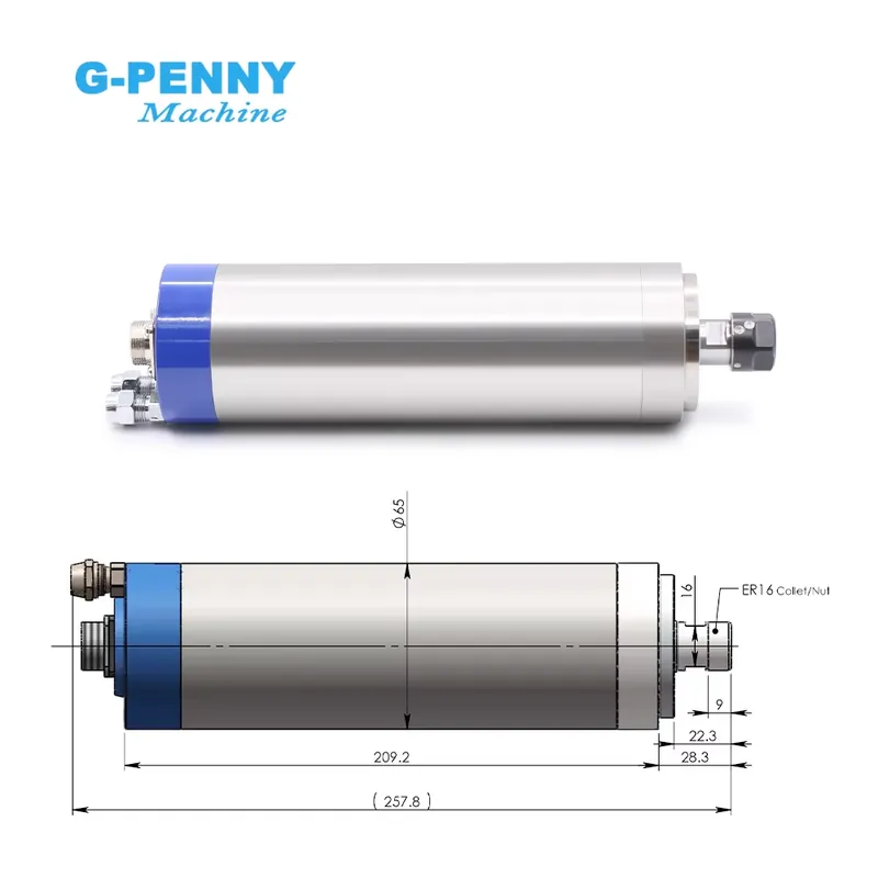 مجموعة محركات مغزلية مبردة بال - مراجعة Water Cooled Spindle وسعره