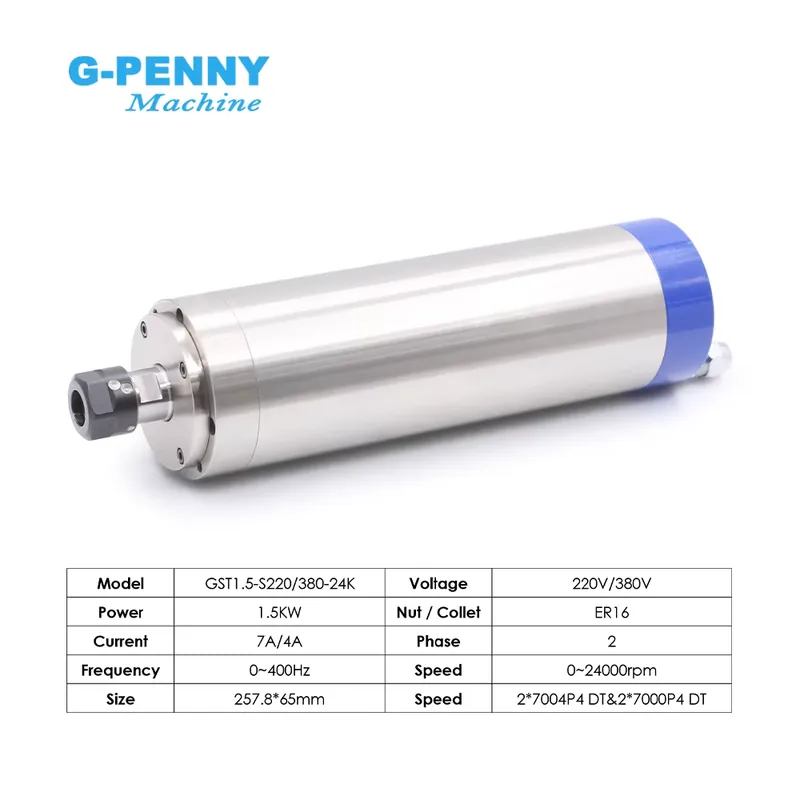 مجموعة محركات مغزلية مبردة بال - مراجعة Water Cooled Spindle وسعره