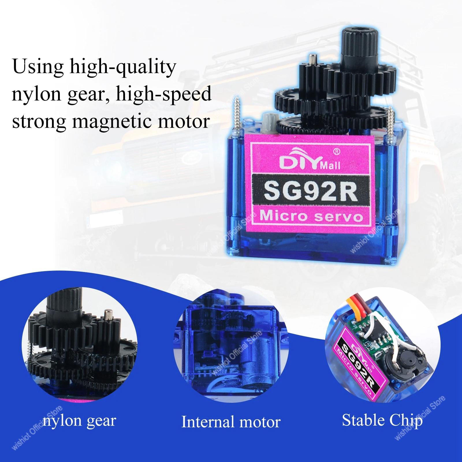 SG92R محرك سيرفو صغير 4.8-6 فو - مراجعة Servo 9G وسعره