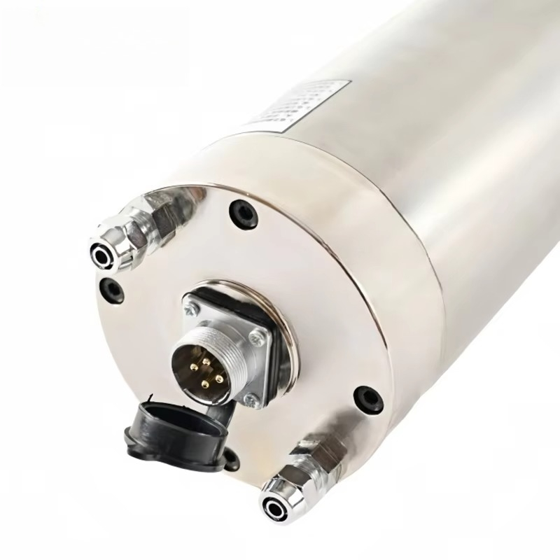 محرك نقش مائي التبريد HQD GDK1 - مراجعة Water Cooled Spindle وسعره
