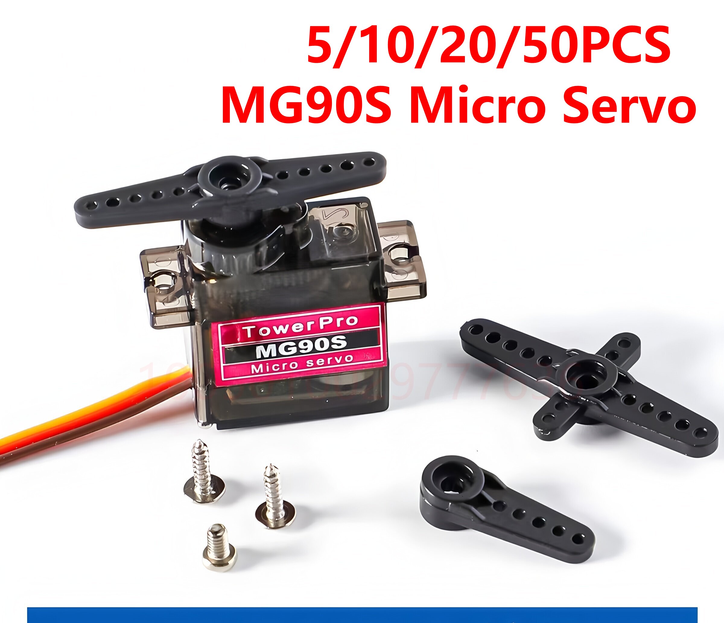 سيرفو MG90S 5/10/20/40 قطعة، ت - مراجعة Servo 9G وسعره