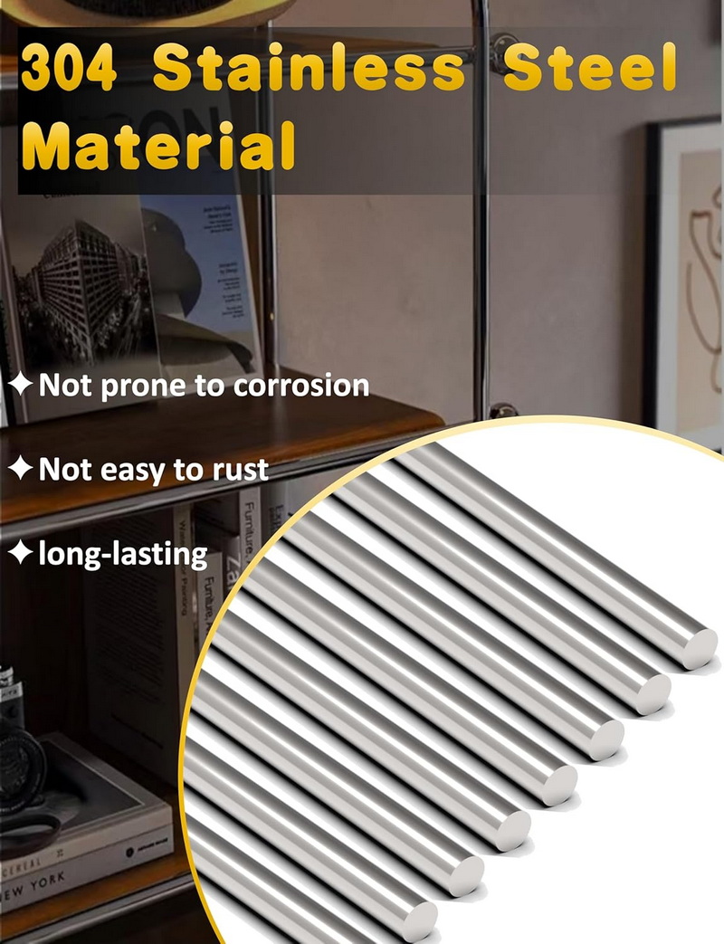 300 مللي متر الفولاذ المقاوم ل - مراجعة Linear Rod 8Mm وسعره