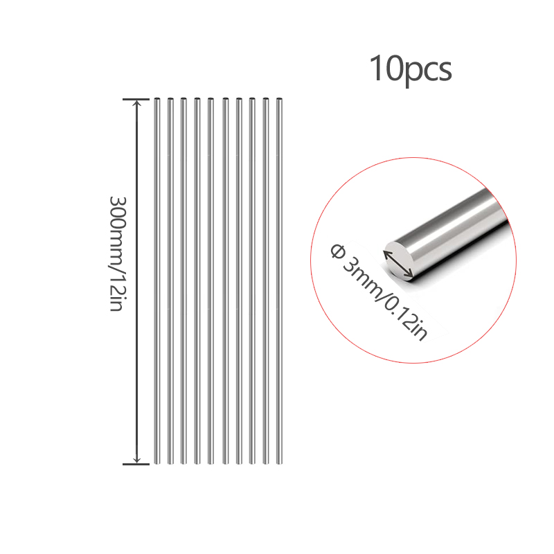 300 مللي متر الفولاذ المقاوم ل - مراجعة Linear Rod 8Mm وسعره